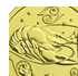 Памятная монета 2005 г. из серии "Знаки зодиака" с изображением Рака. 
