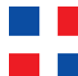 Доминиканская Республика, флаг. 