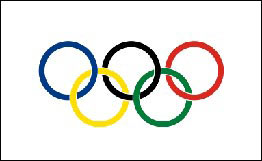 Флаг Олимпийского движения. 